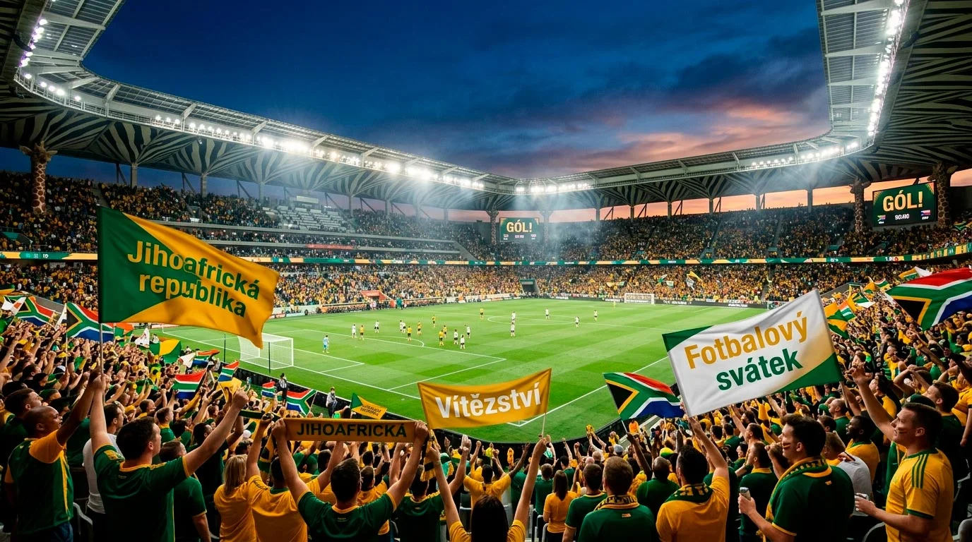 Jihoafrická fotbalová reprezentace Bafana Bafana soupeř Česka na MS 2026