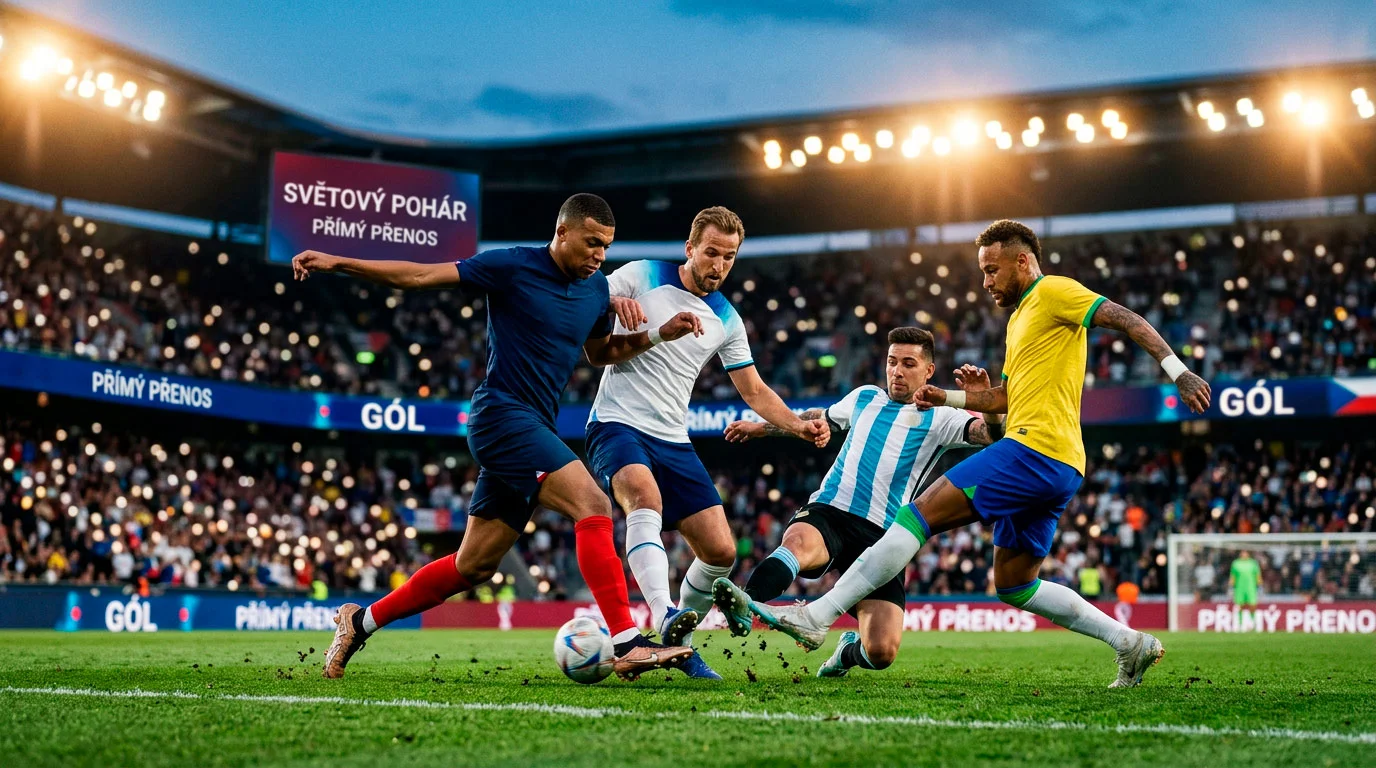 Hvězdní fotbalisté favorizovaných týmů na mistrovství světa 2026