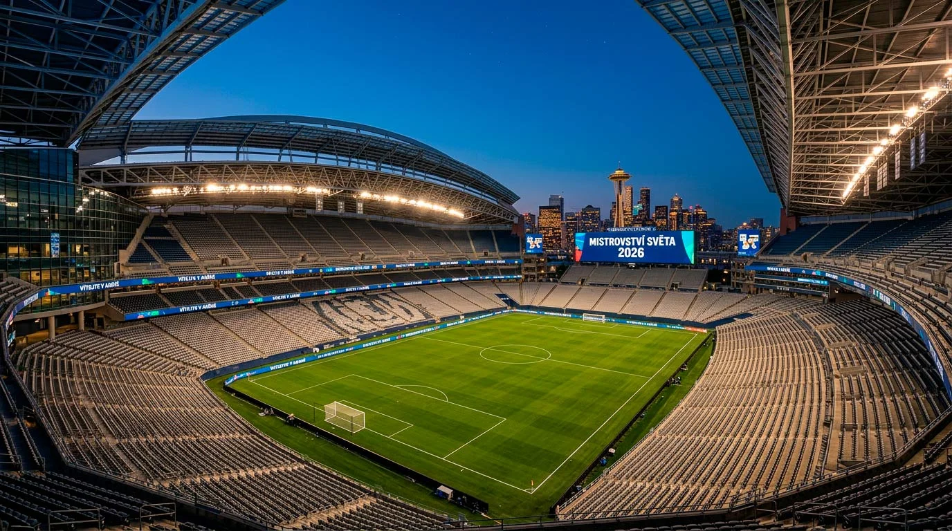 Moderní fotbalový stadion v USA připravený na mistrovství světa 2026